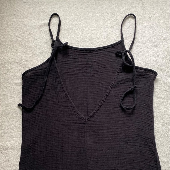 Zara black linen dress - Picture 2 of 5